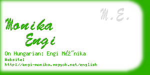 monika engi business card